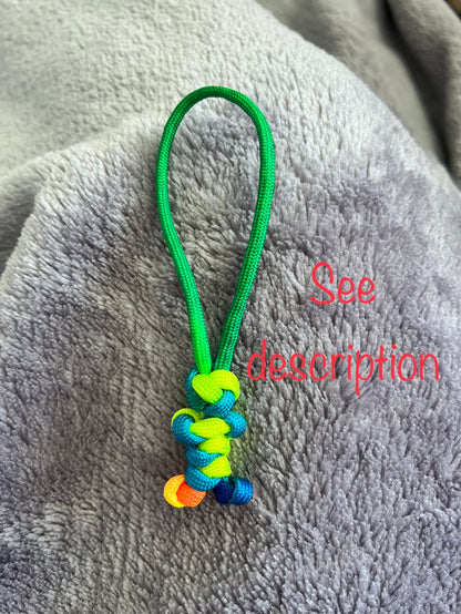 Paracord Keychain People Keyring Buddy