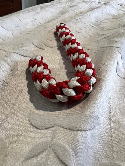 Christmas Tree Paracord Wreath And Candy Cane Ornament