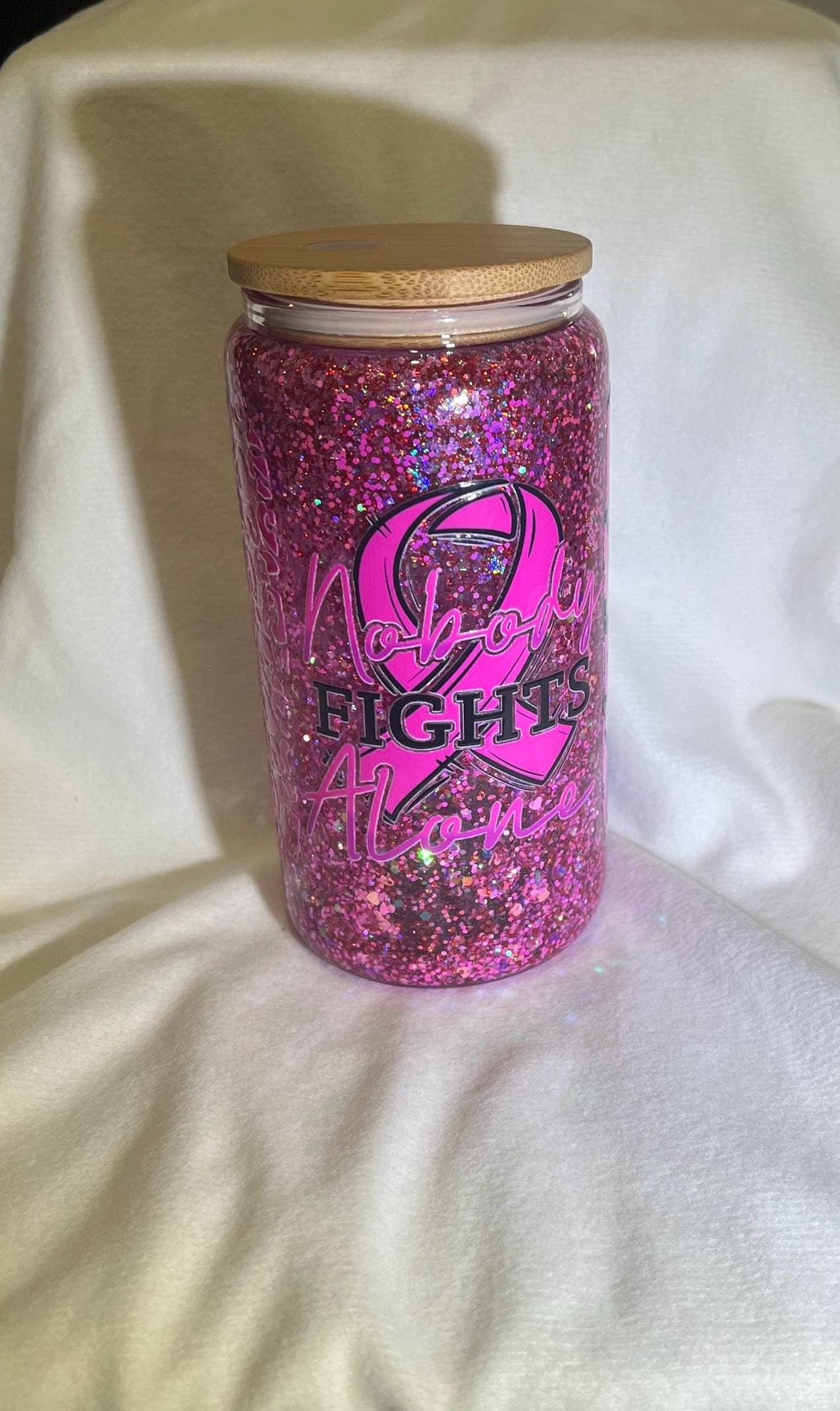 Breast Cancer ‘Nobody Fights Alone’ Snowglobe Tumblr