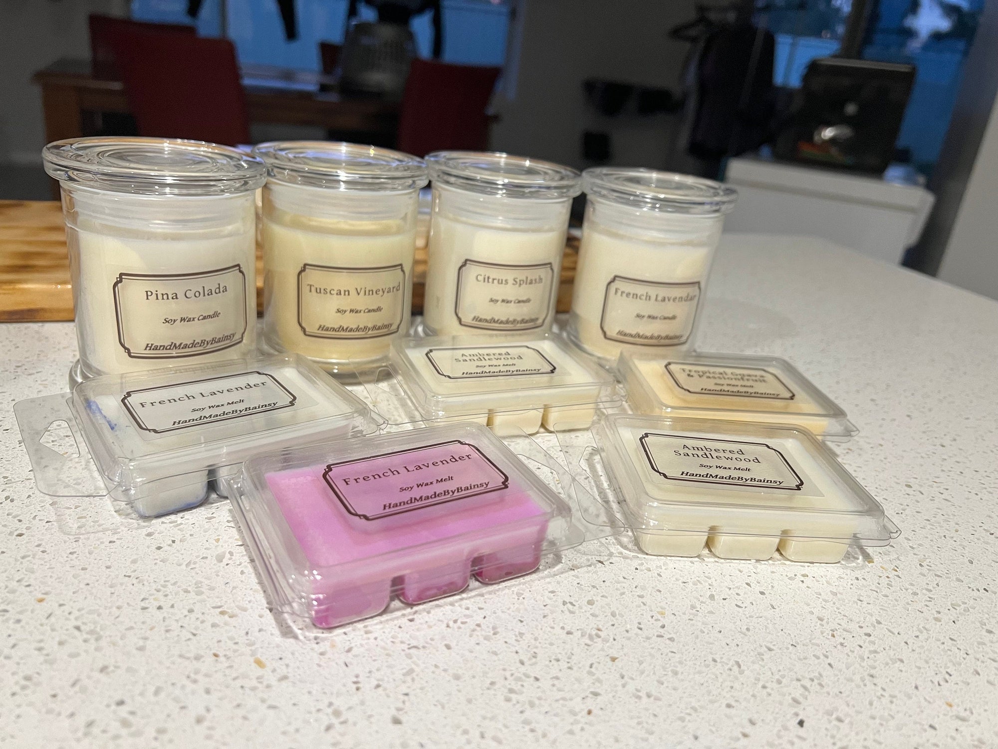 Highly Scented Christmas Clam Shell Soy Wax Melts