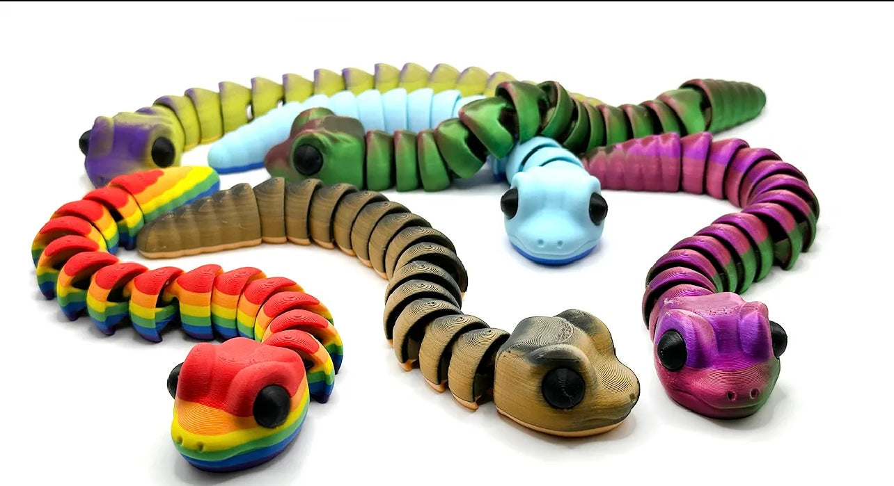 Articulated Baby Snake Fidget Toy