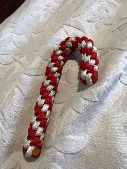 Christmas Tree Paracord Wreath And Candy Cane Ornament