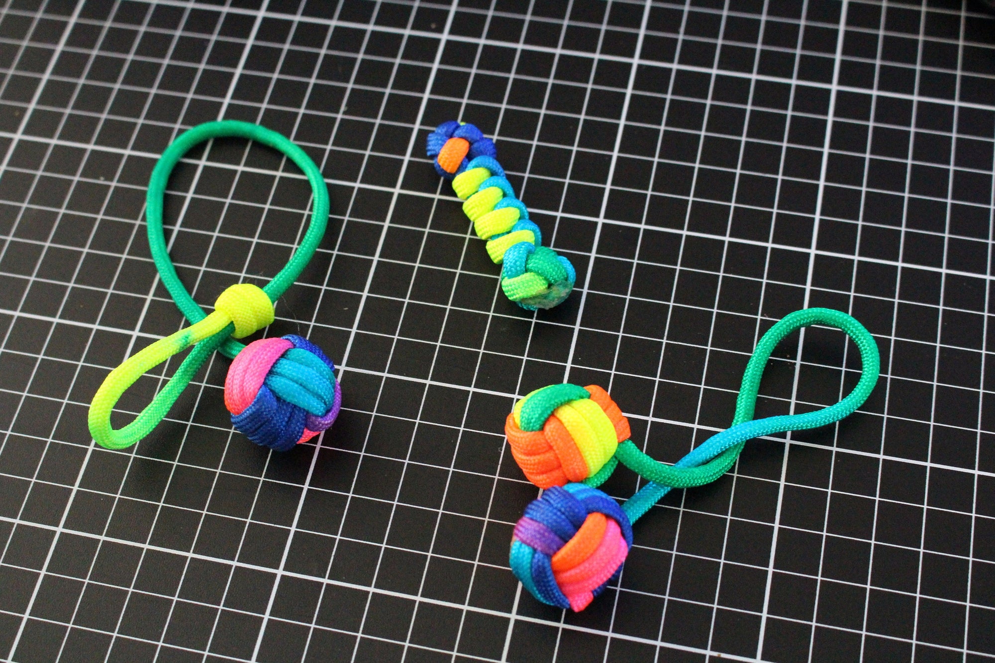Set Of 3 Paracord Fidget Toy