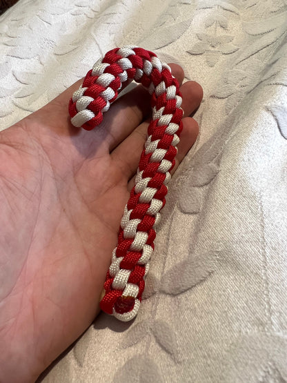 Christmas Tree Paracord Wreath And Candy Cane Ornament